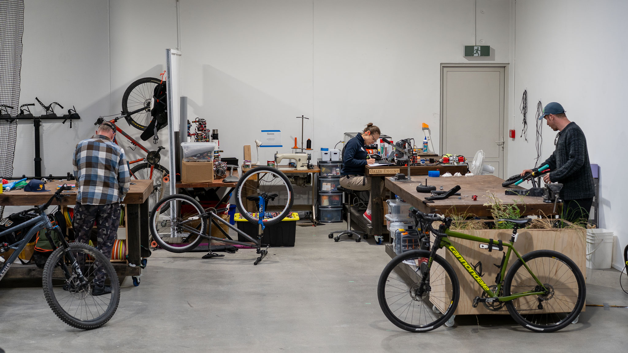 Interior of The Workshop in Queenstown — the Grit Works space